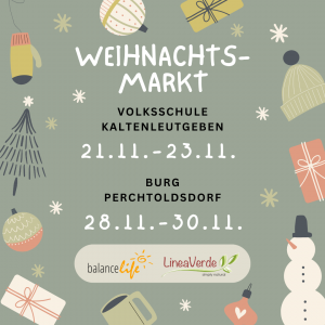 BalanceLife und LineaVerde Weihnachtsmaerkte 2025
