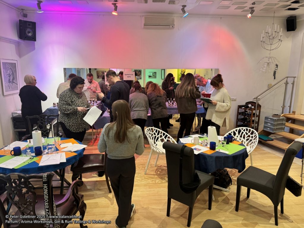 Fotos Weihnachts Parfum Workshop 13. Dezember 2025 in Wien 6 Parfum Workshop Wien Fotos