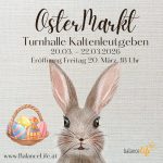 Ostermarkt 2026 Turnhalle Kaltenleutgeben - Genuss und Wohlbefinden zum Verschenken