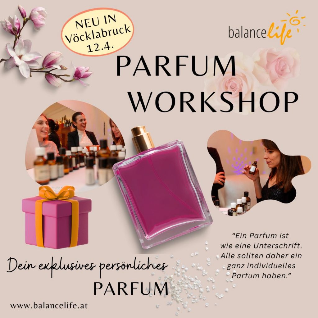 🌸🐣 Geschenkidee für OSTERN in Vöcklabruck: Parfum selbst machen | Gin Tasting und destillieren – GEMEINSAM GENIESSEN 🐣🌸 3 Parfum Workshop Voecklabruck 2026 Post